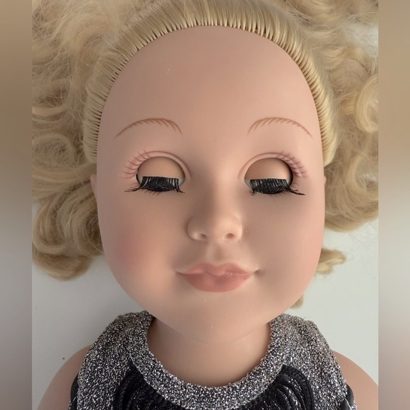 18โ Cititoy Vinyl Girl Doll GS 126 Blonde Hair Moving EyeLids Blue Eyes - Picture 12 of 15